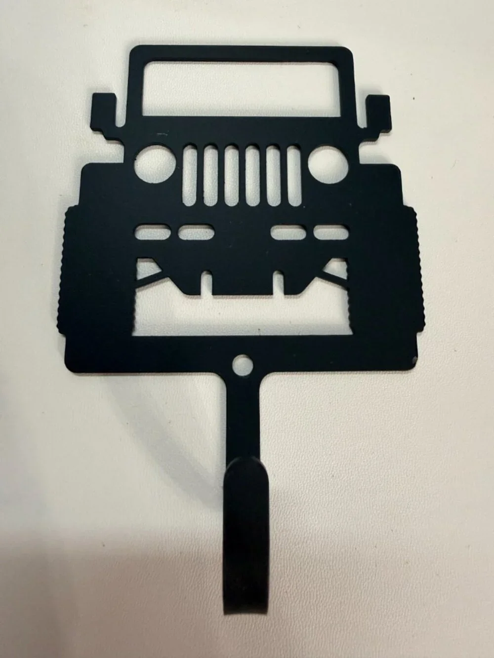 Wrought Iron Jeep Wall Hook Small 3.5